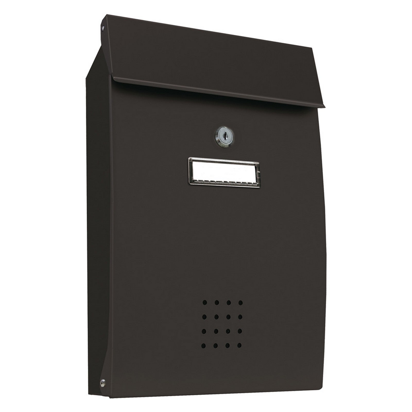 cassetta postale porta rivista serie 'pechino' lamiera zincata - vern.grigio ghisa cod:ferx.3131150nlm