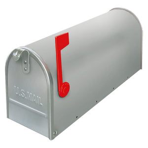 cassetta postale porta rivista serie 'topolino' verniciata argento cod:ferx.3131170nlm