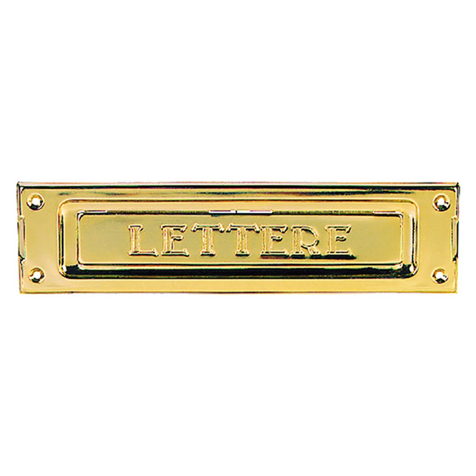 buca per lettere in ottone lucido cod:ferx.313164nlm