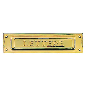 buca per lettere in ottone lucido cod:ferx.313164nlm