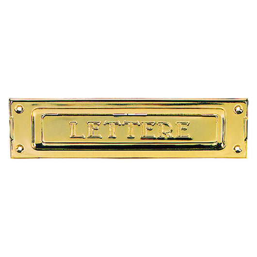 buca per lettere in ottone lucido cod:ferx.313164nlm