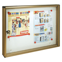 bacheca porta avvisi 2 fogli cm 55 x 5 x 40 - bronzo cod:ferx.3130752nlm