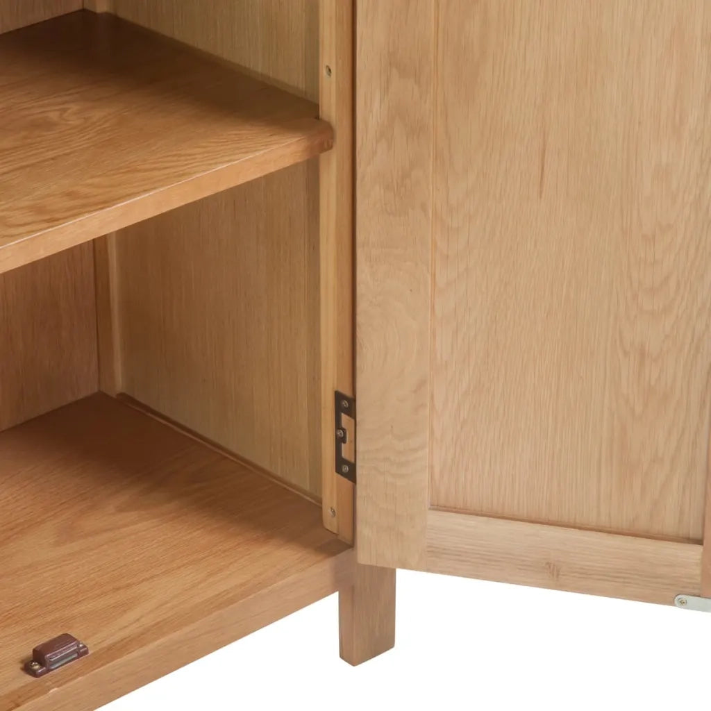 Credenza 70x35x75 cm in Legno Massello di Rovere 243933