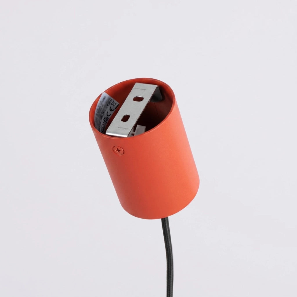 Lampadario AURA 4 rosso Gx53