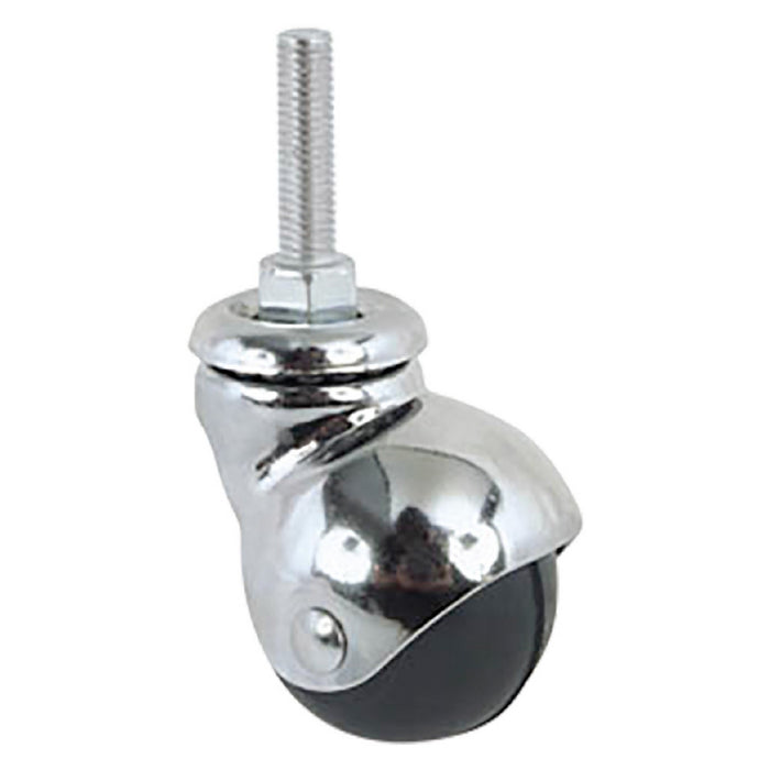 ruota per mobili art.165/b ø 50 - perno mm 8 x 15 - nera cod:ferx.3145714nlm