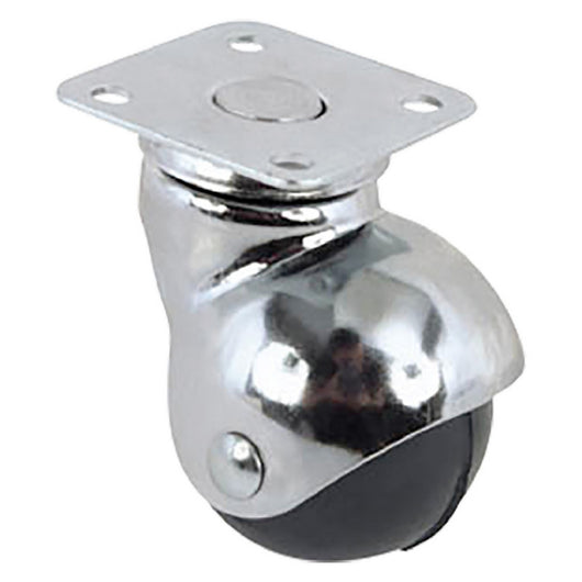 ruota per mobili art.165 ø 40 piastra mm 40 x 40 cod:ferx.3145702nlm