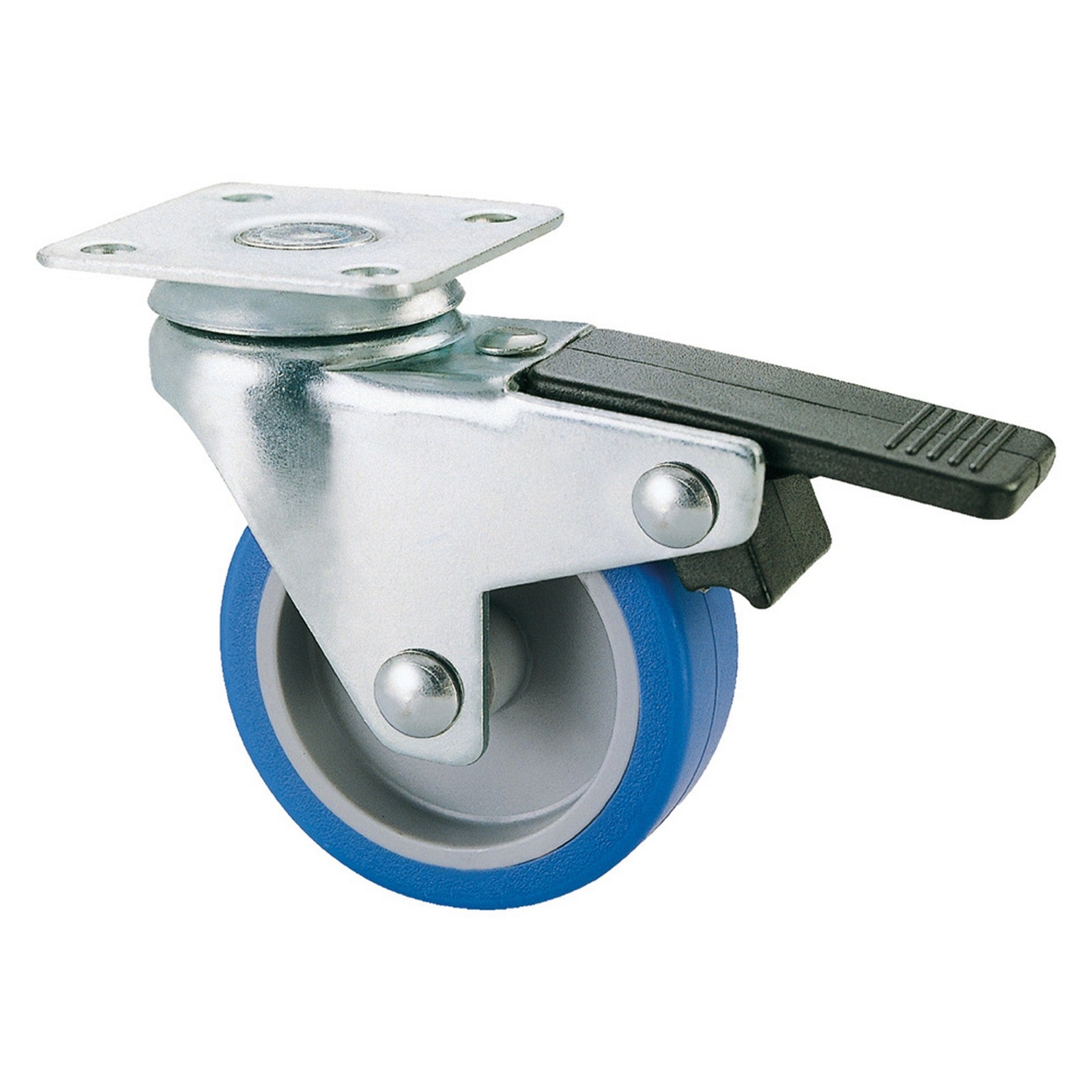 ruota per mobili art. 221/bis ø 60 - piastra mm 60 x 60 cod:ferx.3147826nlm