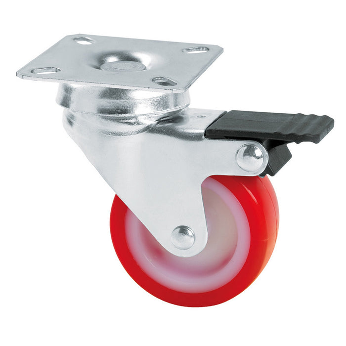 ruota per mobili art. 235/bis ø 50 - piastra mm 40 x 40 cod:ferx.3147862nlm