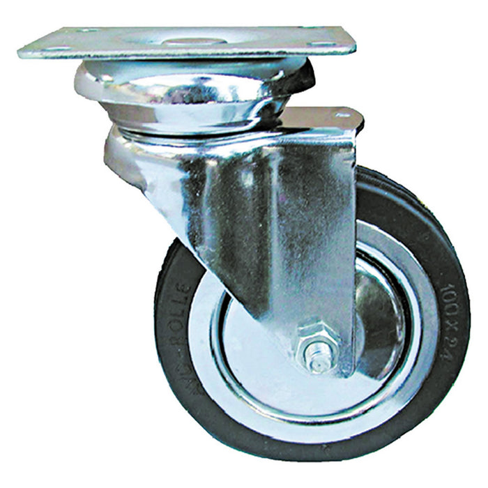 ruote per mobili art.155 ø 60 piastra mm 64 x 50 cod:ferx.3145490nlm