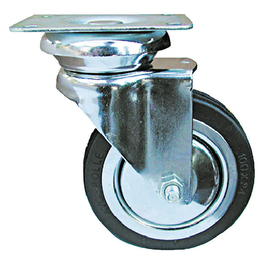 ruote per mobili art.155 ã¸ 100 piastra mm 90 x 70 cod:ferx.314552nlm