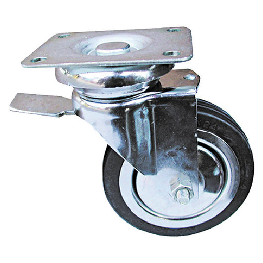 ruote per mobili art.155/bis ã¸ 80 piastra mm 64 x 50 cod:ferx.314558nlm