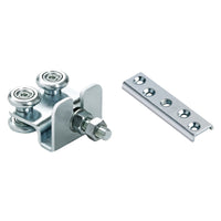 carrello a 4 cuscinetti con piastra art.40/24+42 ø mm 24 - 10 ma cod:ferx.315076nlm