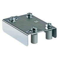 supporto guida superiore a 4 olive art.255 olive ø40 mm - regolaz. 62/85 mm cod:ferx.315042nlm