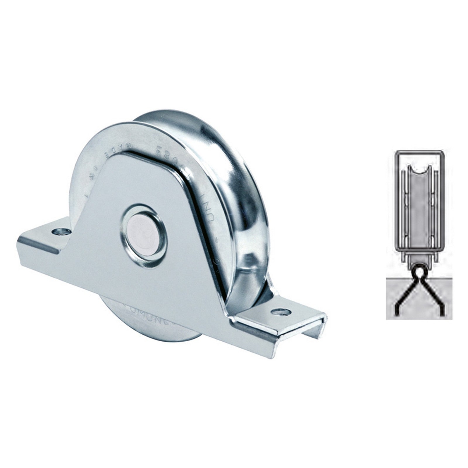 ruota per cancelli gola a 'u' art.337 ã¸ 80 cod:ferx.315370nlm