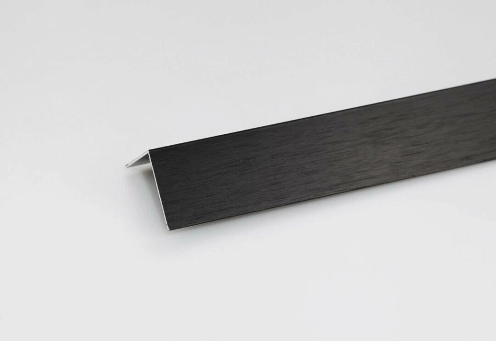 Profilo Angolare Da 2 Metro L Nero Spazzolato 20X10X1 - Arcansas