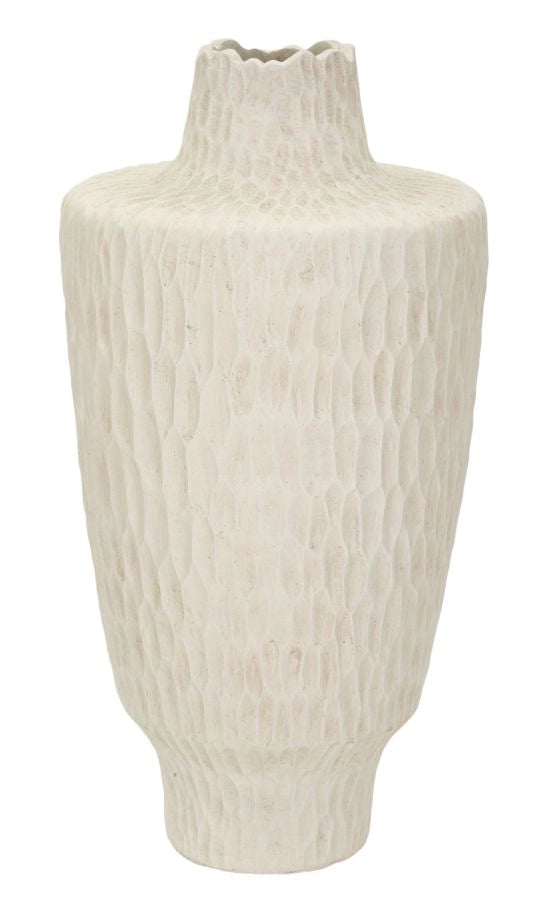 Vaso Shade Ø29,5x57 cm in Mgo Crema