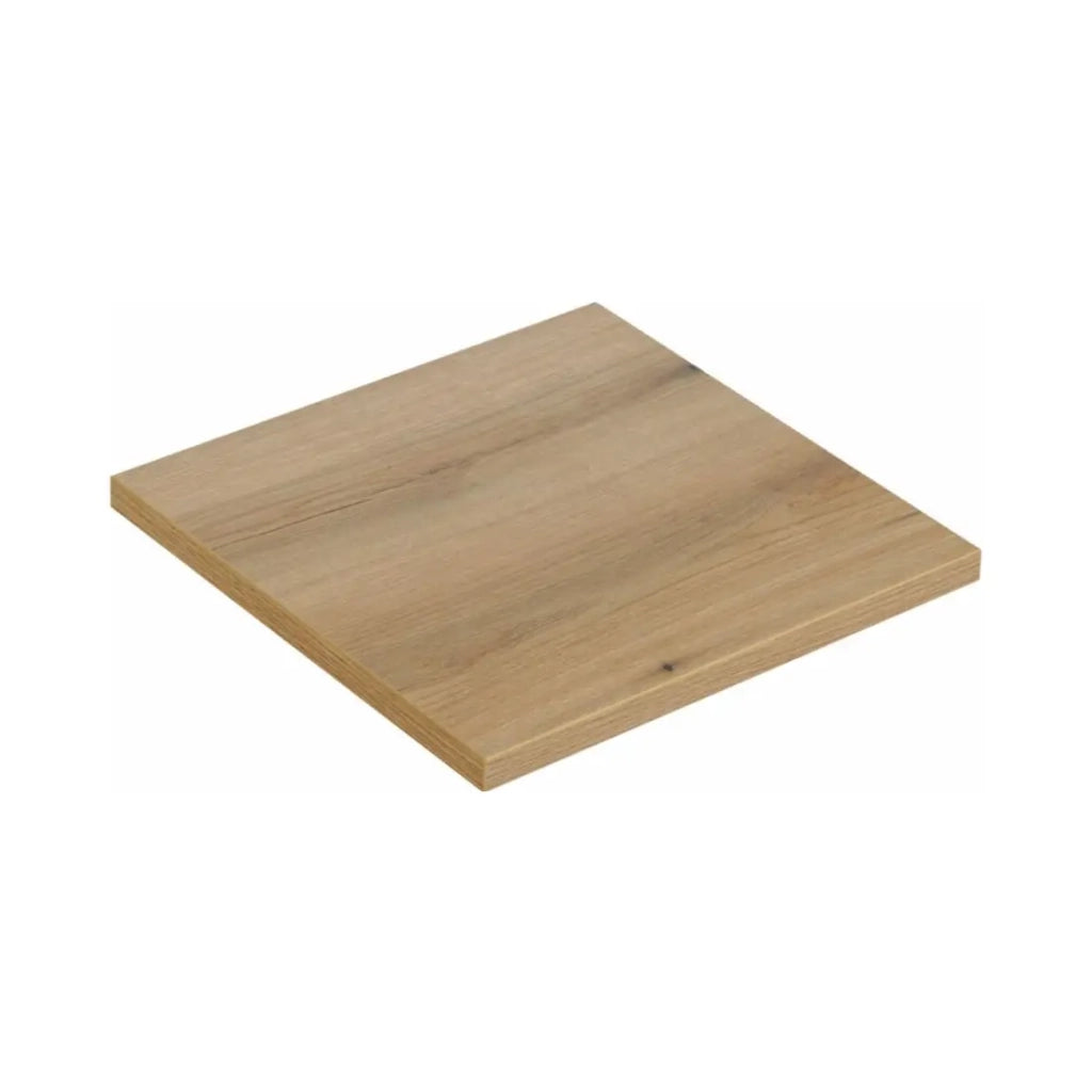 Carrello per la biancheria VANO 40 cm - mobile sospeso in rovere chiaro con anta a ribalta e ripiano