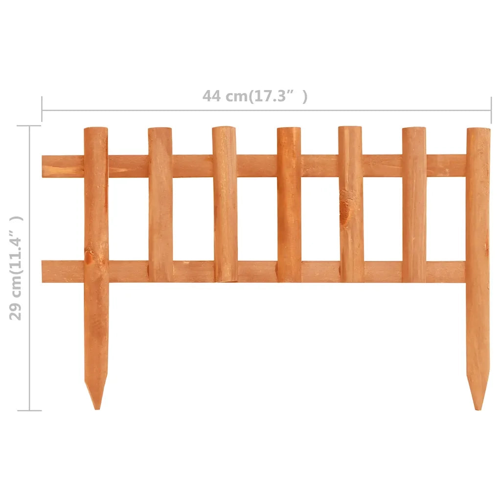 Bordature per Prato 10 pz in Legno di Abete 4,4 m 314844