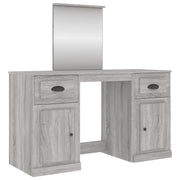 Toeletta di design con specchio 130 x 50 x 132,5 cm grigio Sonoma 02_0006316