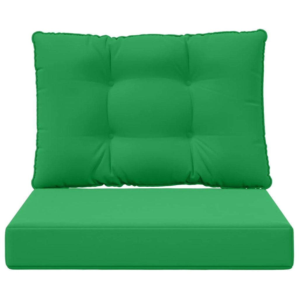 Cuscino per divano da esterno 2 pcs Verde Poliestere