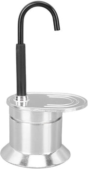 Macchina per caffè a induzione, lega di alluminio, 1 tazza, processo di preparazione semplice, per appassionati di caffè, con bollitore per caffè in Moka.