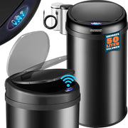 ® Cestino a Sensore incl. Cavo di Ricarica Acciaio Inox Display LED Touchless Pattumiera Smart Raccolta Differenziata