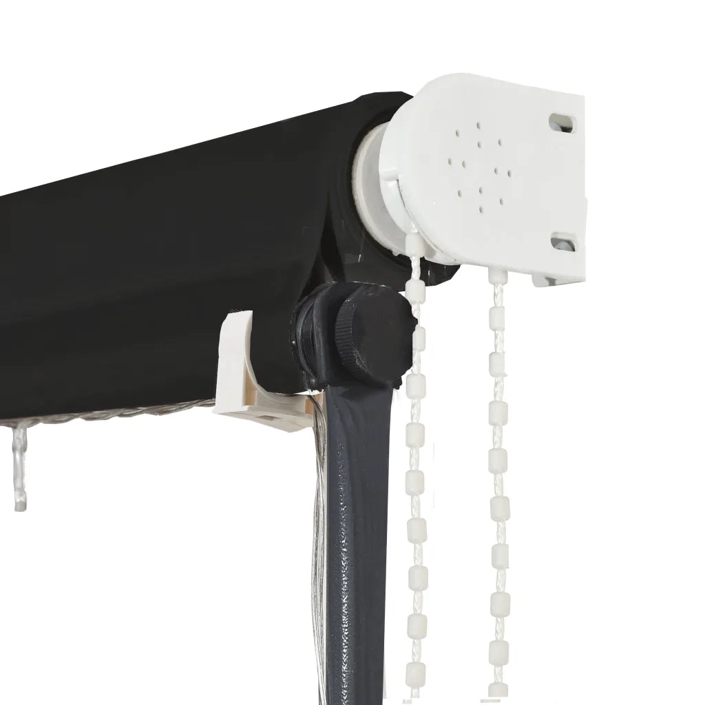 Tenda da Sole Retrattile con LED 350x150 cm Antracite 145919