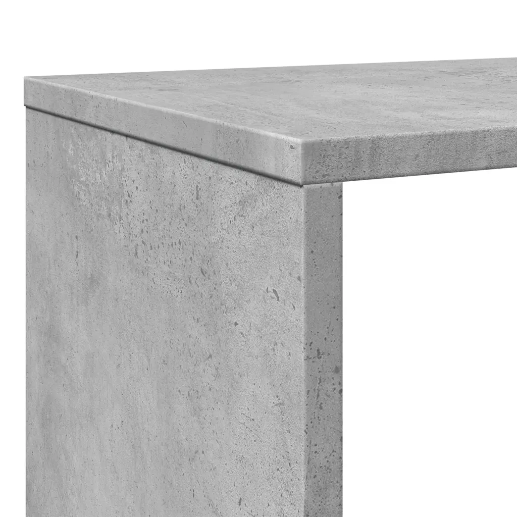 Libreria Grigio Cemento 132x29x141,5 cm in Legno Multistrato 3310310