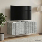 Mobile Porta TV da Muro Grigio Cemento 78,5 x 31 x 30 cm 898378