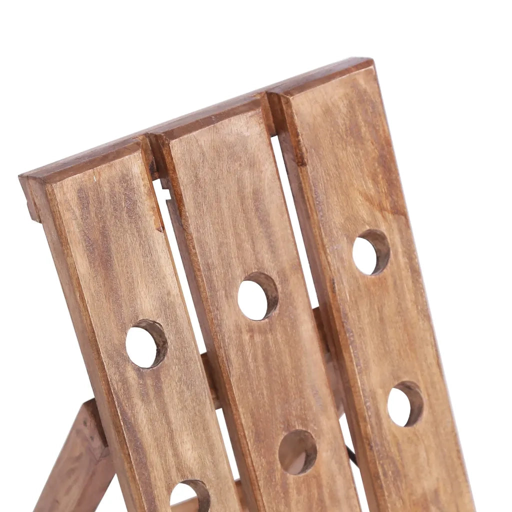 Portavini da 15 Bottiglie 26x50x70cm Legno Massello di Recupero cod mxl 41079