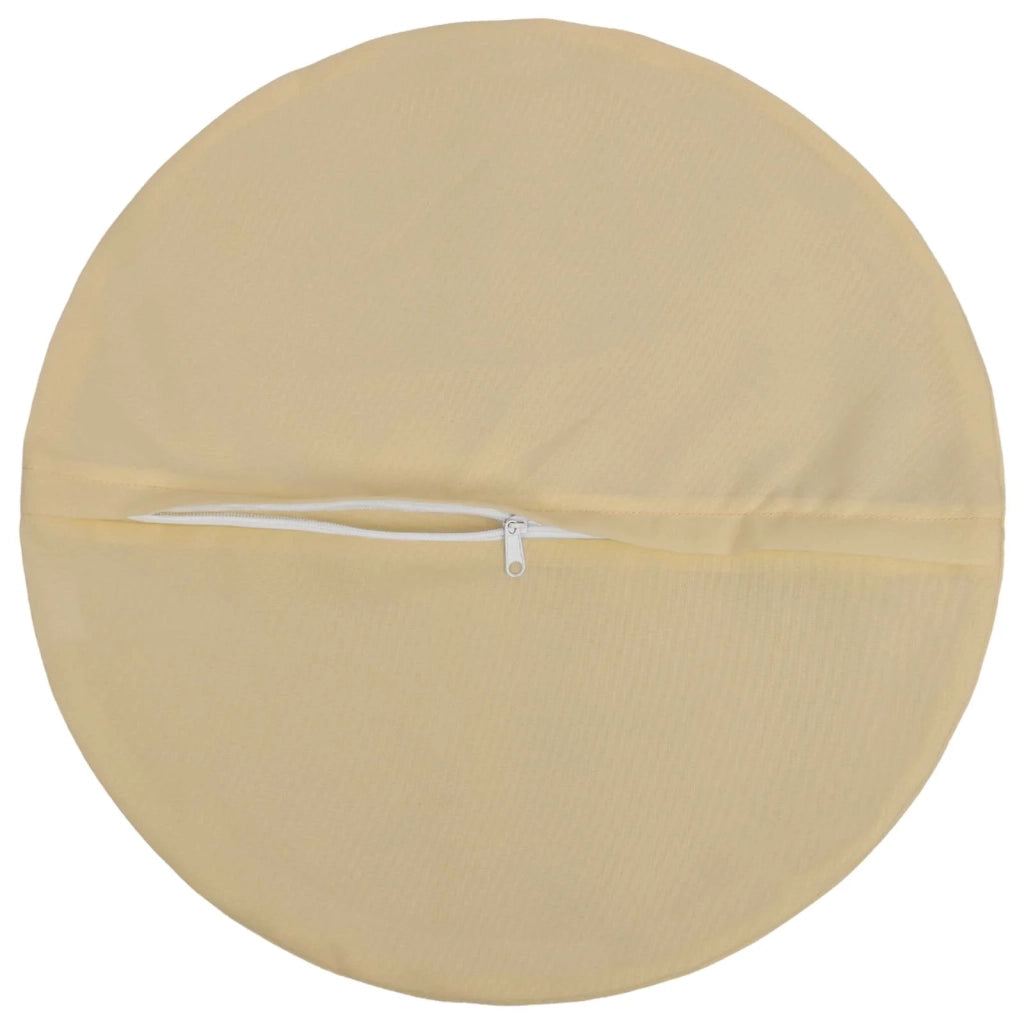 Federa 2 pcs HEERLEN Beige Ø 50 cm Poliestere 922665
