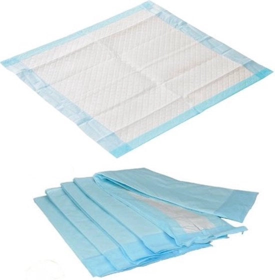 Incontinentie letto sottofondo - Sottofondi da buttare - 60x90 cm - 25 pezzi - Protezioni matrass - colore Blu