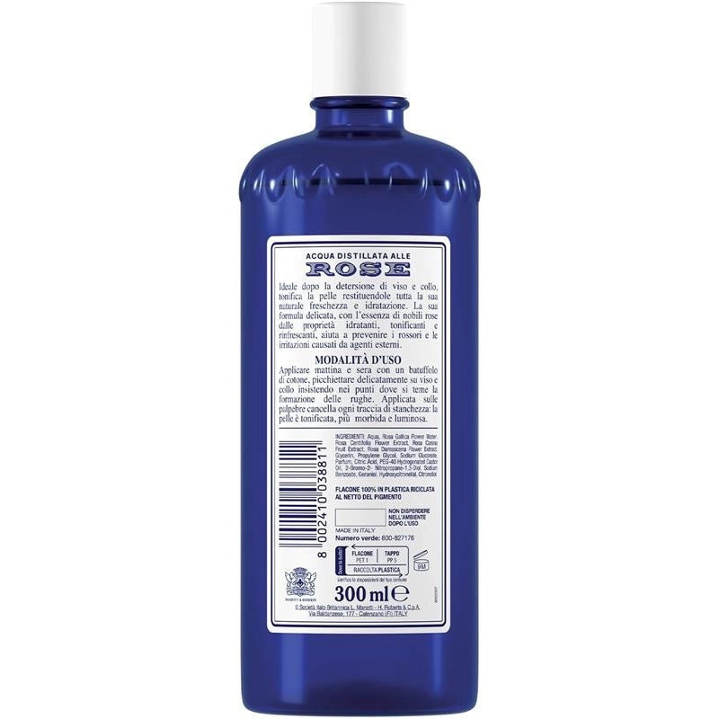 ACQUA ALLE ROSE TONICO VISO CON ACQUA DISTILLATA ALLE ROSE, 300 ML