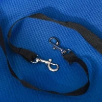 Passeggino per Cani Pieghevole con Guinzaglio di Sicurezza e Cestino Portaoggetti, Blu