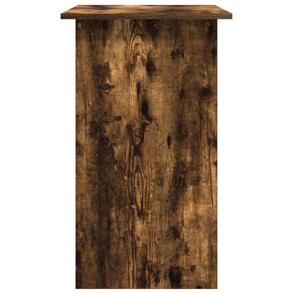 Scrivania Rovere Fumo 80x45x74 cm in Legno Multistrato 815477