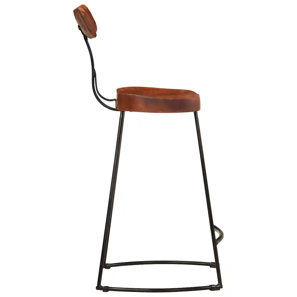 Sgabelli da Bar 2 pz 49x43x88 cm in Legno Massello di Mango 4013525