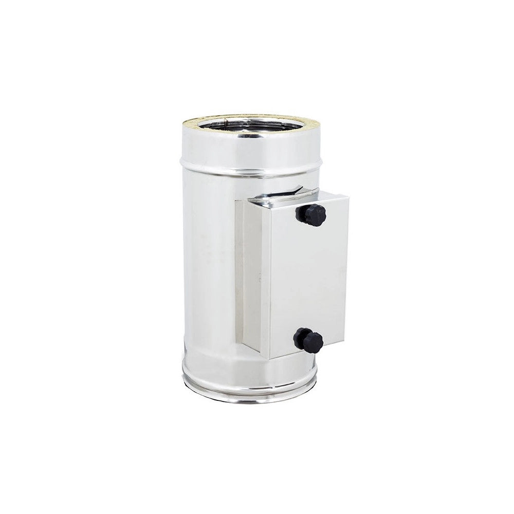 Modulo raccolta incombusti inox doppia parete di 200 - de 250 mm