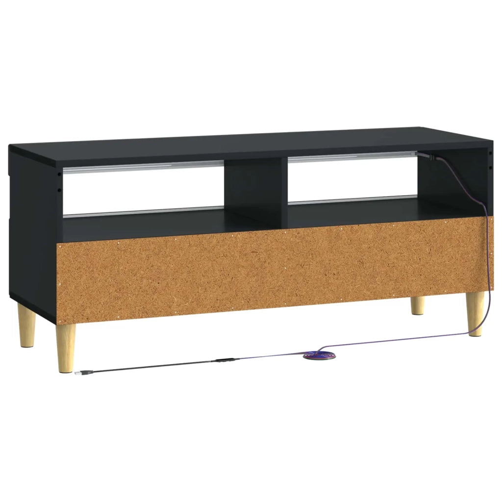 Mobile TV LED Nero Legno ingegnerizzato 896766