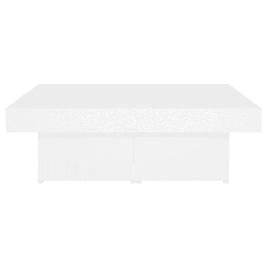 Tavolino da Salotto Bianco 90x90x28 cm in Truciolato cod mxl 14435