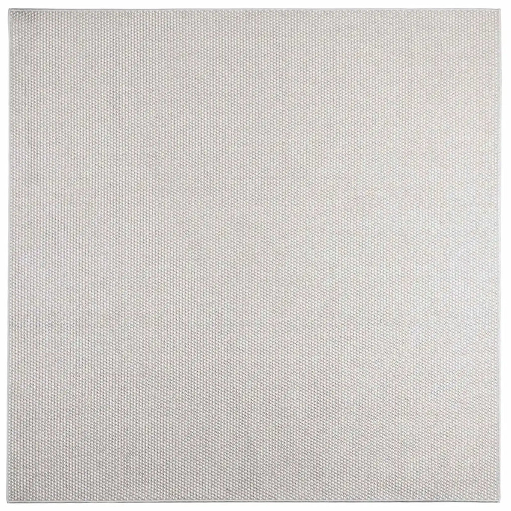 Tappeti per area LUGO Crema e Grigio 200 x 200 cm Poliestere 42022721