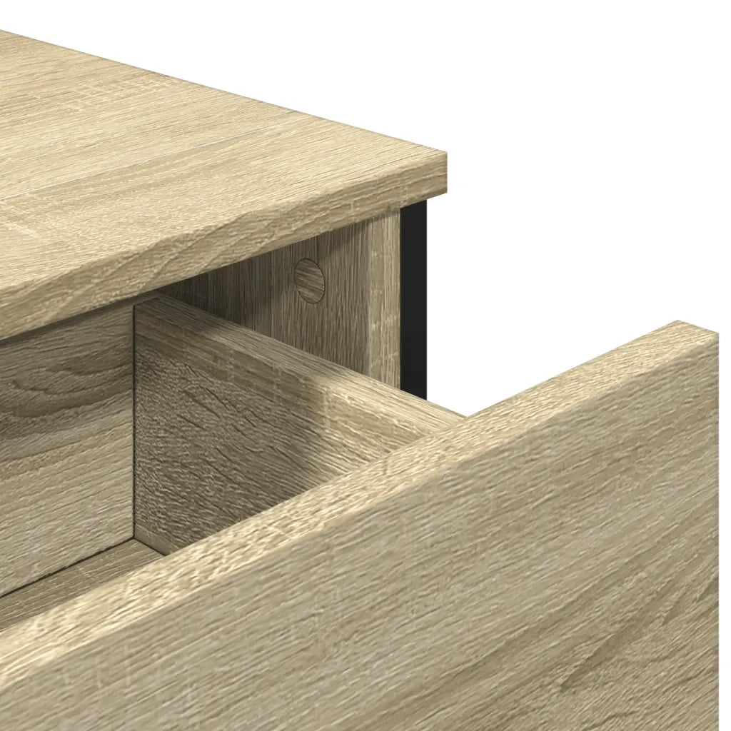 vidaXL Credenza Rovere Sonoma 97x32,5x74,5 cm in Legno Multistrato