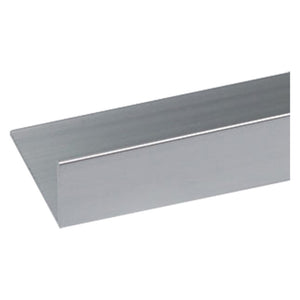 profilo per fai da te angolare tipo 'l' mm 15 x 10 x 1 - mt 2 arg.brillante cod:ferx.1034140nlm