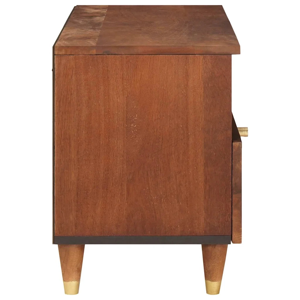 Mobile TV-Credenza per TV Marrone 80 x 33,5 x 46 cm Legno di mango massello 556236