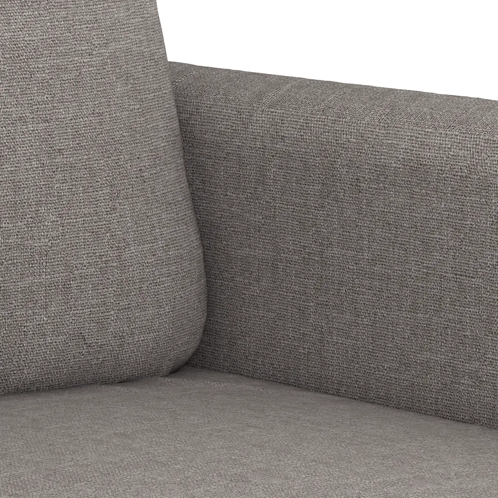 Set Divani 4 pz con Cuscini Tortora in Tessuto 3202085