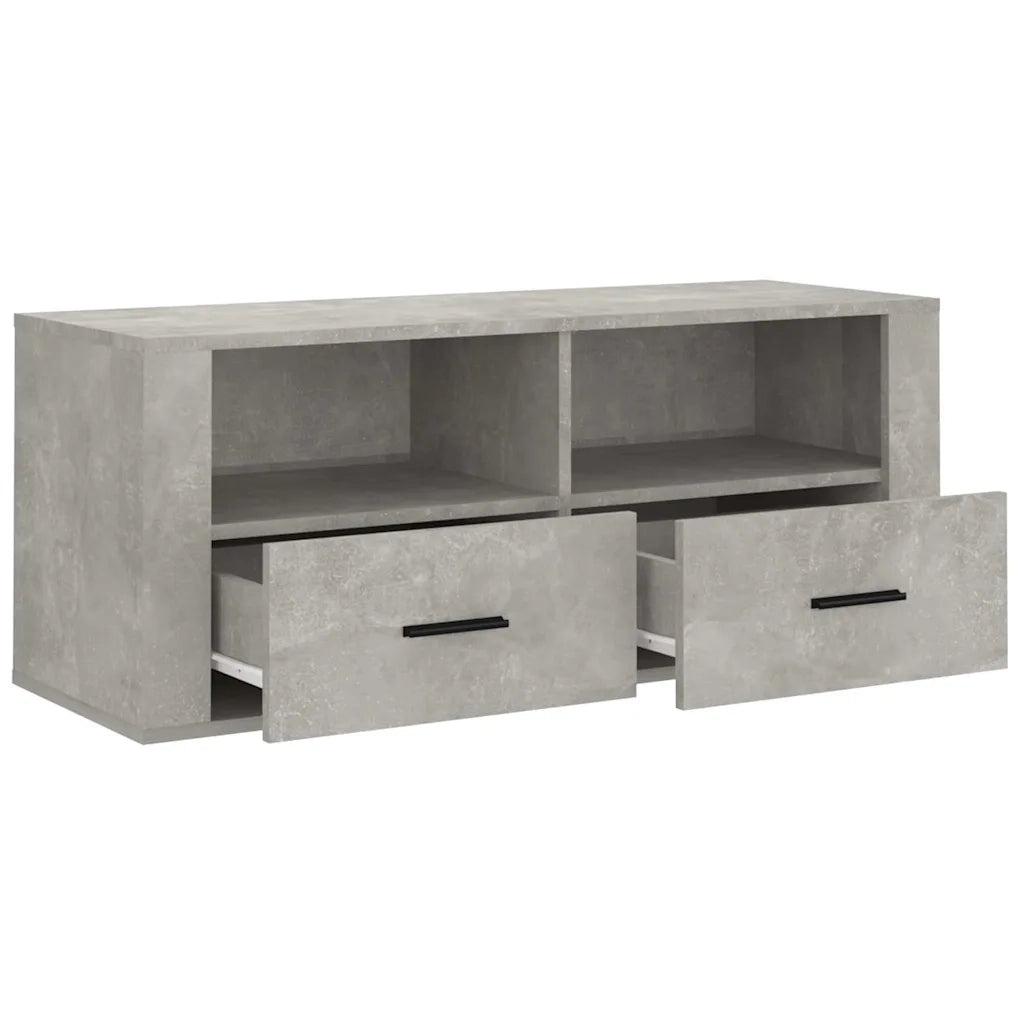 Mobile per TV-Credenza TV-Console TV Grigio Cemento 100x35x40 cm Legno Multistrato 795755