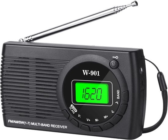Radio a Batterie - Radio Transistor a Batterie - Radio Portatile - Radio Piccola - Radio di Emergenza FM/AM - Radio a Mano - Radio per Emergenze - Radio a Batterie