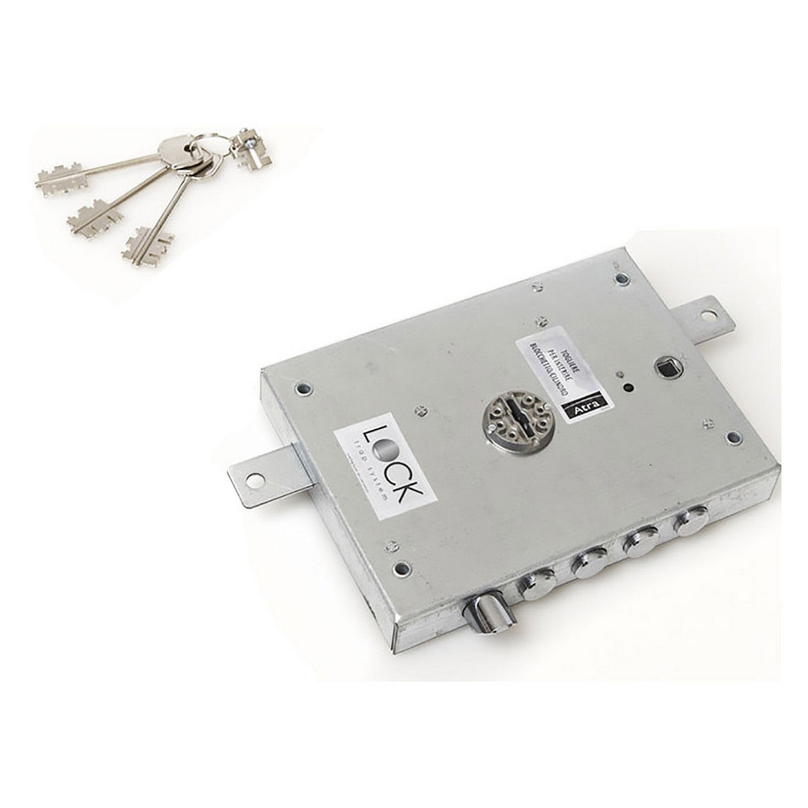 serratura a doppia mappa da applicare art. 611 dx e 60 codice 3016500 cod:ferx.3016500nlm