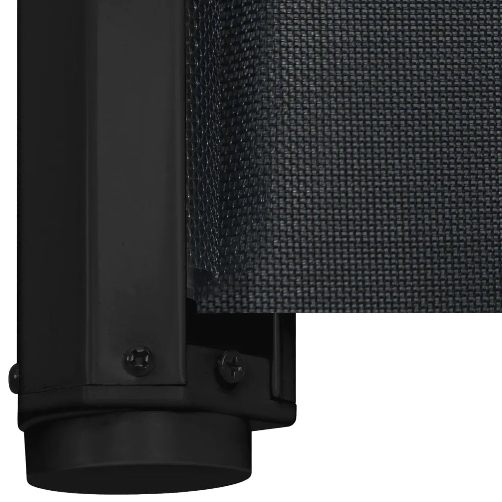 Cancelletto Retrattile per Animali Domestici Nero 117,5x125 cm