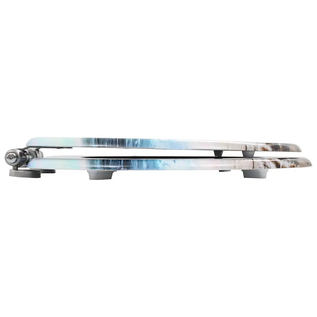 Copriwater 2 pz Chiusura Ammortizzata in MDF Design Conchiglie 276992