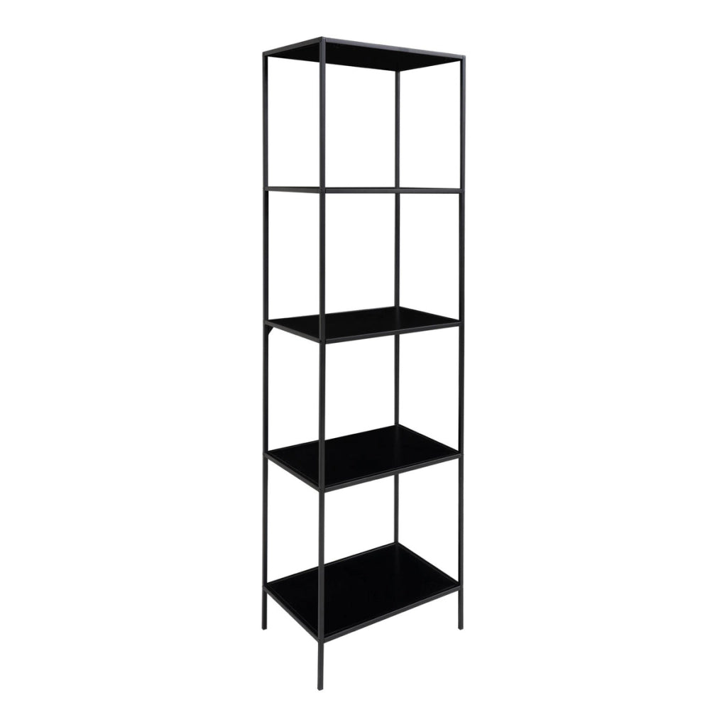 Libreria Vita, Nero, Metallo, 36x51x170 cm